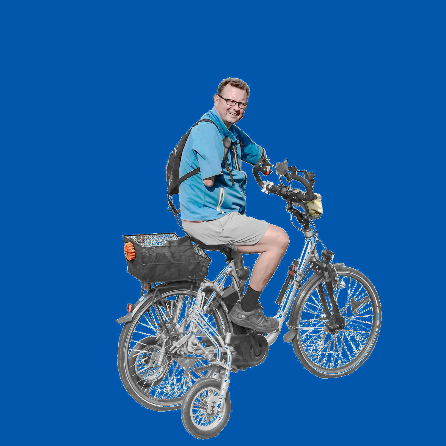 Foto Stützradsystem für Menschen mit Behinderung