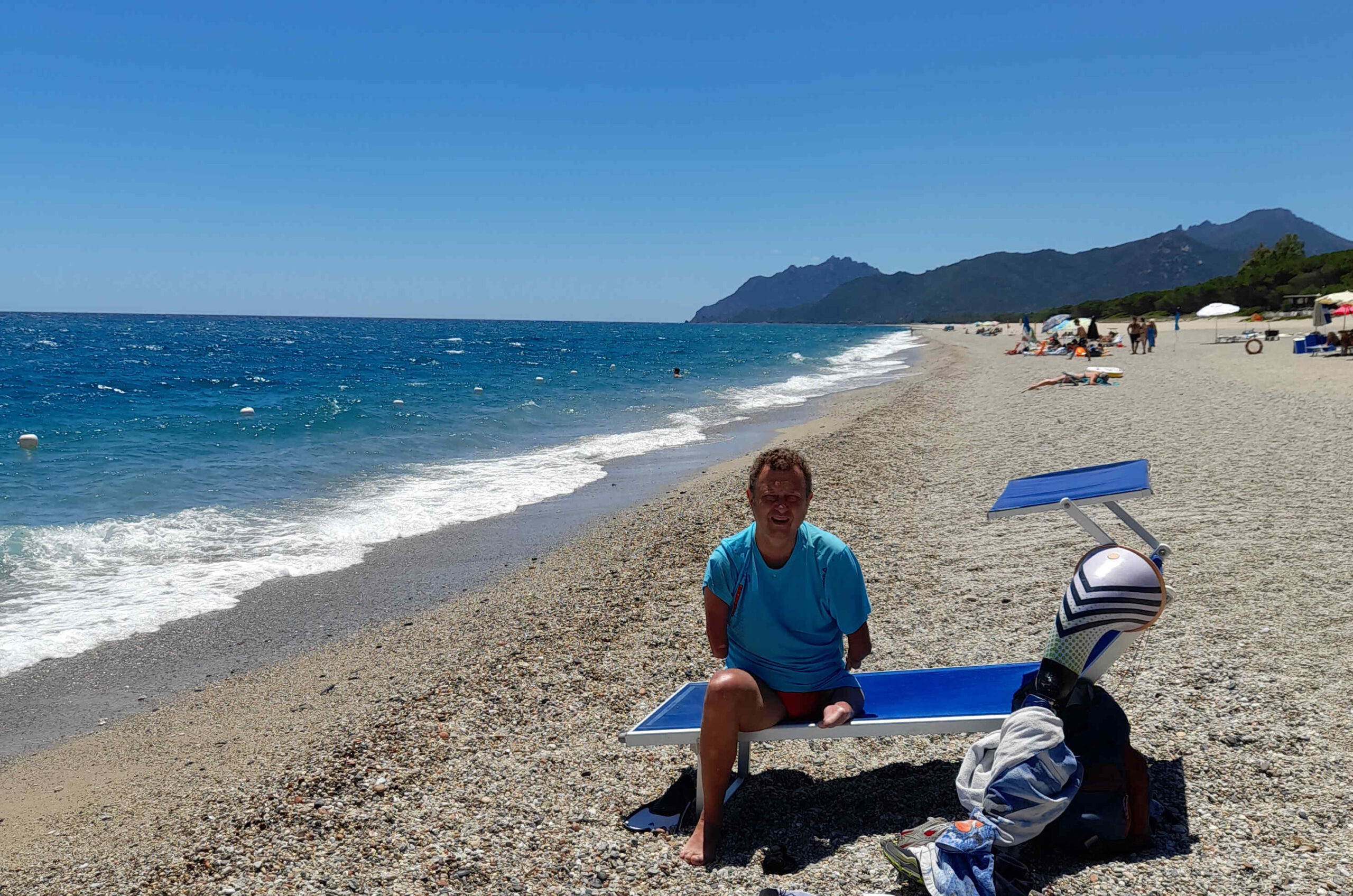 Ludwig auf Strandliege