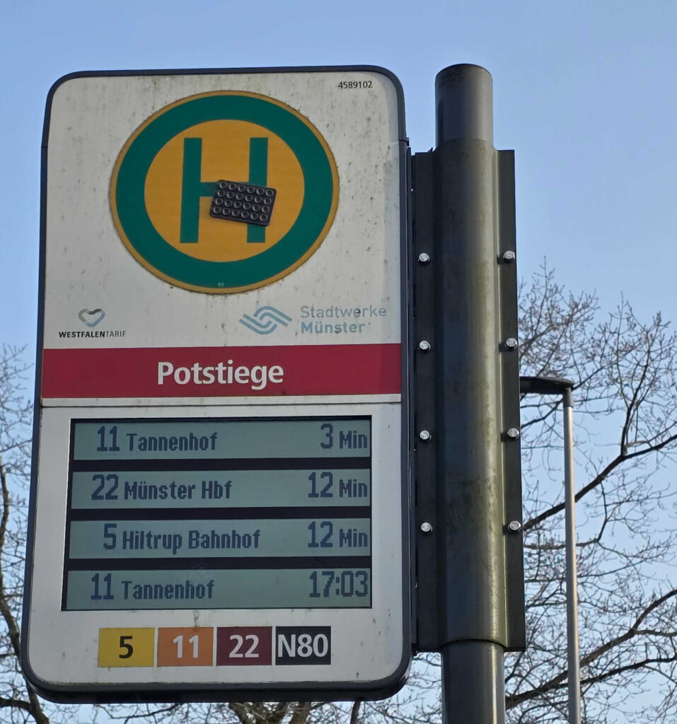 Bild Schild Nahverkehr